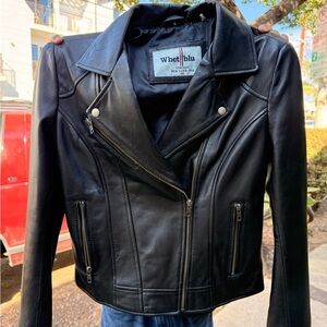 Vintage Black Leather Jacket